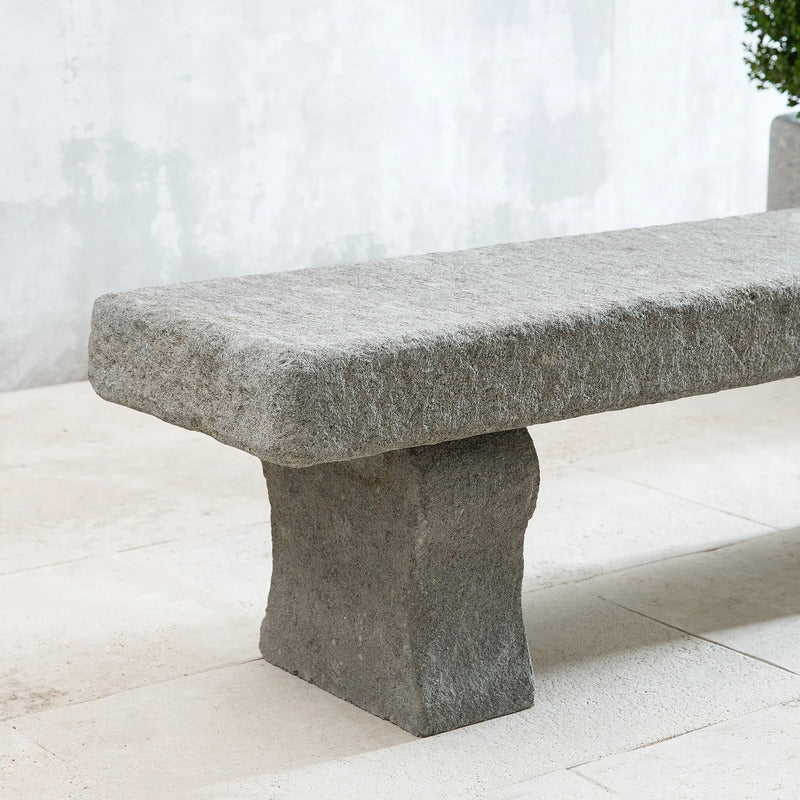 VELTHA® - TEMPORE Garden Bench made of Peperino