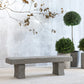 VELTHA® - TEMPORE Garden Bench made of Peperino