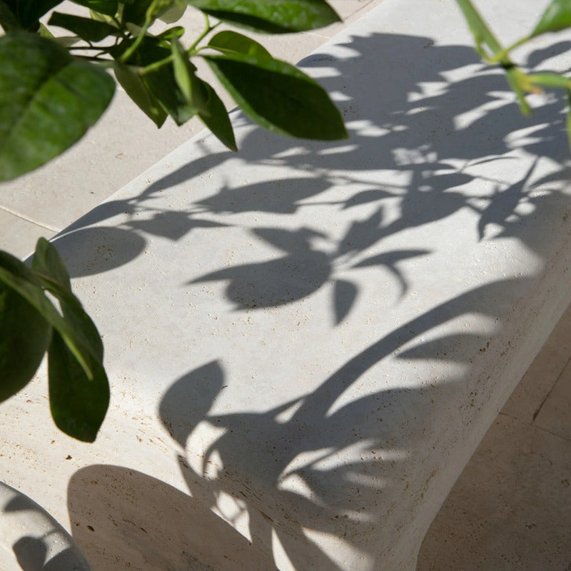 VELTHA® - TINIA Garden Bench made of Travertine