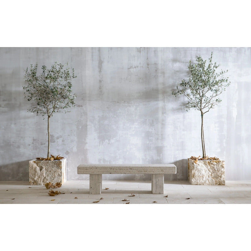 VELTHA® - VICUM Garden Bench made of Travertine