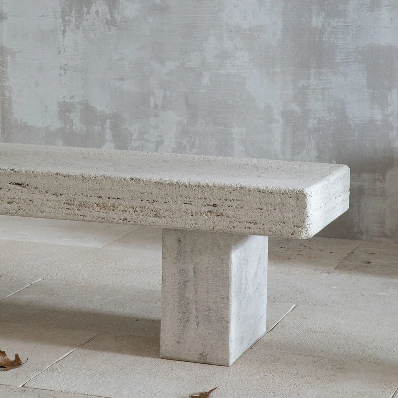 VELTHA® - VICUM Garden Bench made of Travertine