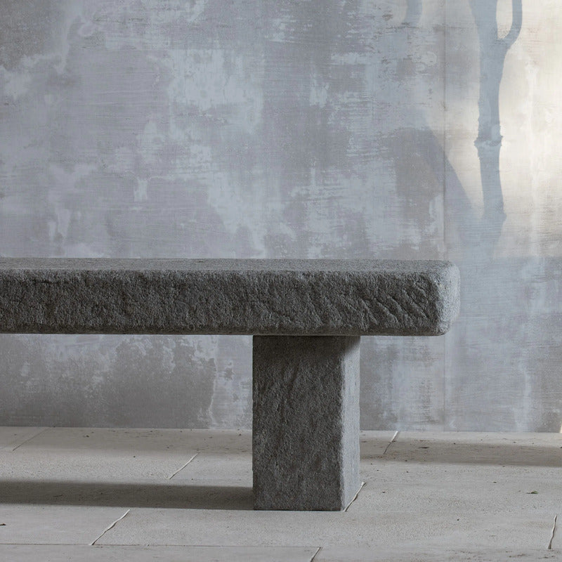 VELTHA® - VICUM Garden Bench made of Peperino