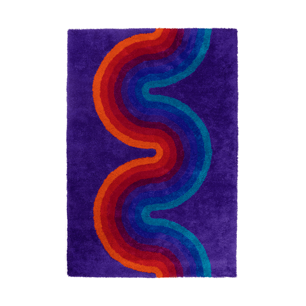 Amini - VP Romantica Curve Rug Verner Panton