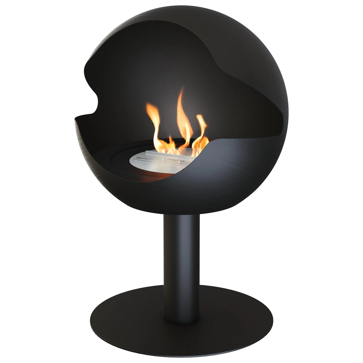 Vauni - Globe Black High Ethanol Fireplace