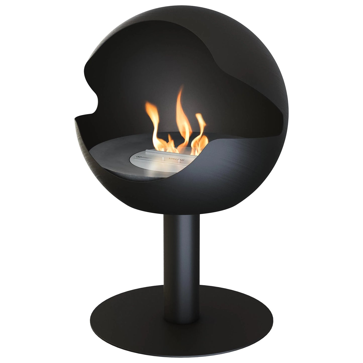 Vauni - Globe Black High Ethanol Fireplace