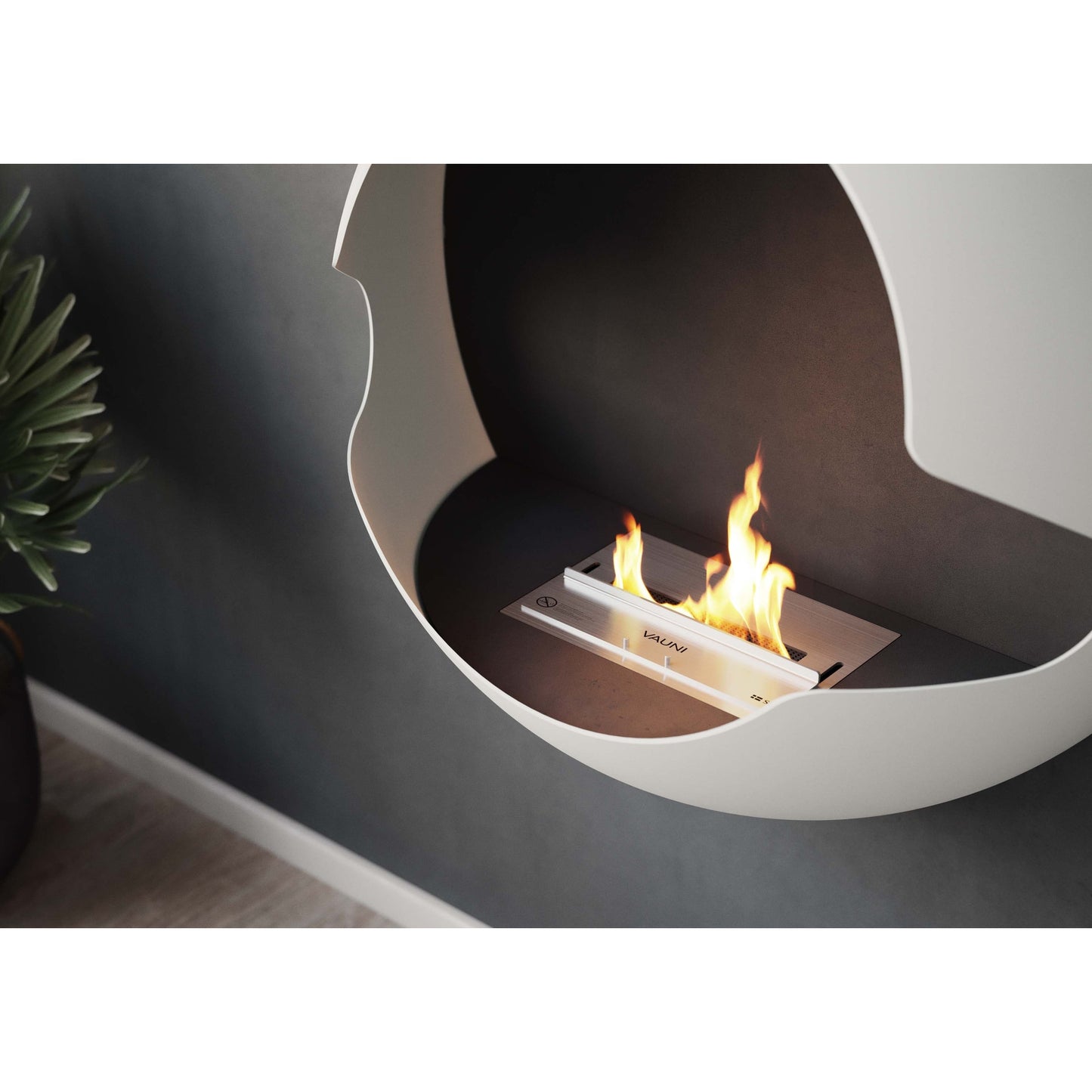 Vauni - Cupola Almond Ethanol Fireplace