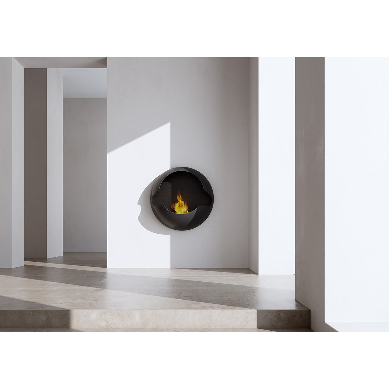 Vauni - Cupola Almond Ethanol Fireplace