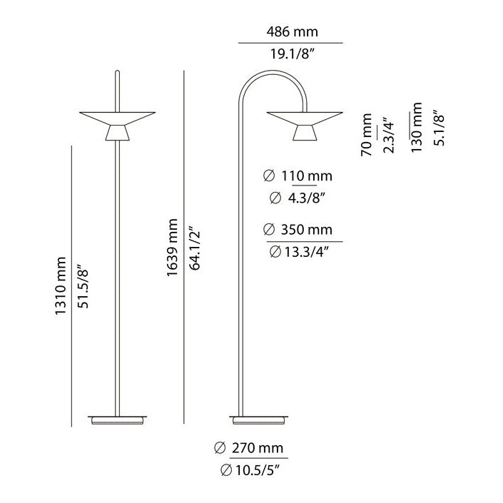 Estiluz - Floor lamp Belt 4149MG