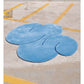 Okej - Squiggle Rug Cloud Blue