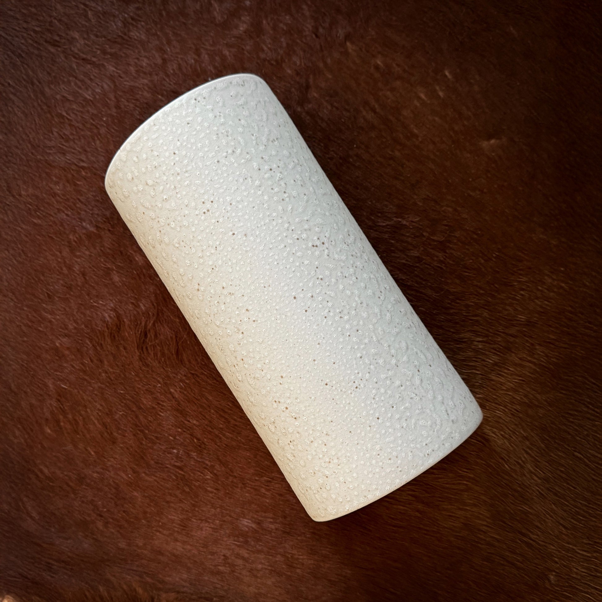 Ceramic wall light CURVE - Beige Spotted Brown