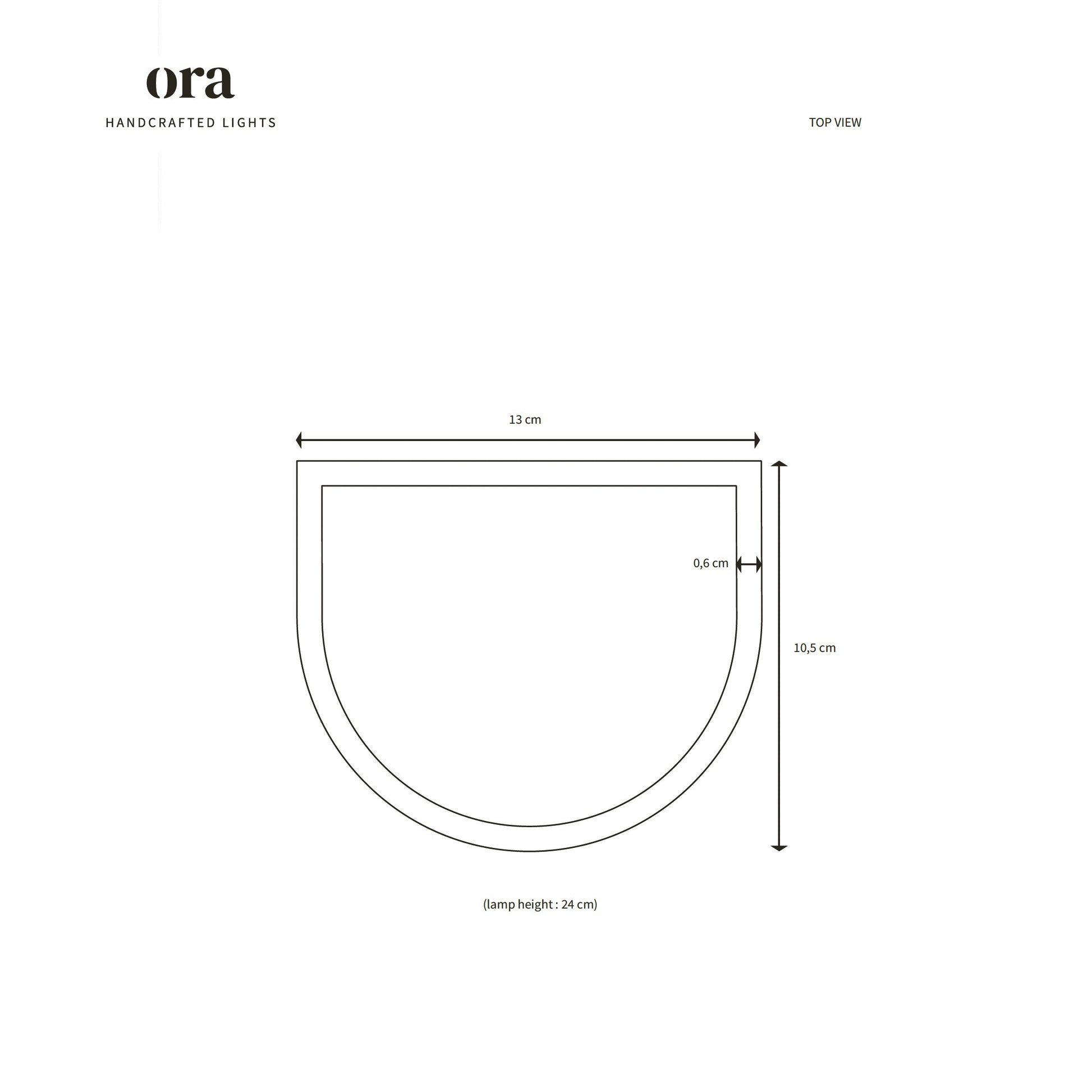 Ceramic wall light CURVE - Extra Matte White Textured