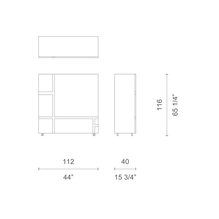 Tonin Casa - SAND T6474 Standing Shelf