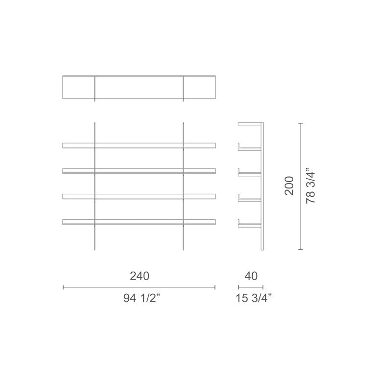 Tonin Casa - SAND T6474 Standing Shelf