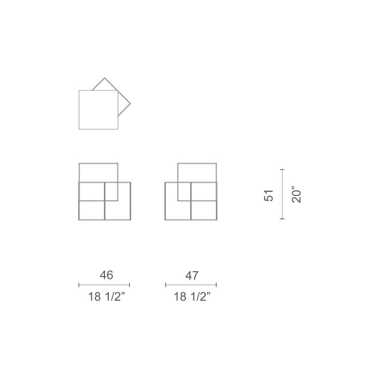 Tonin Casa - SAND T6474 Standing Shelf