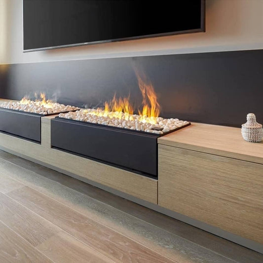 Dimplex - Cassette L Pebbles Opti-myst Built-in Fireplace