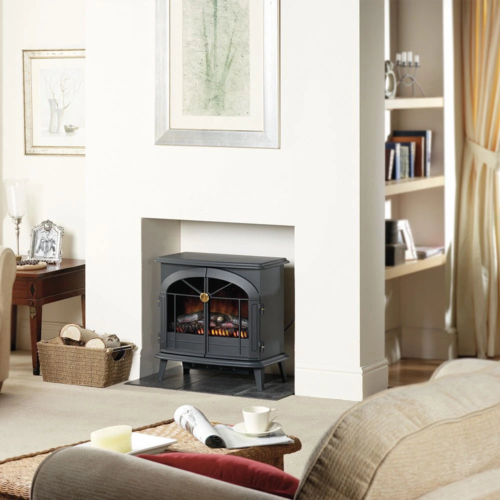 Dimplex - Stockbridge Hybrid Fireplace Black