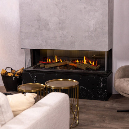 Dimplex - Vista 130 III 3-sided built-in electric fireplace