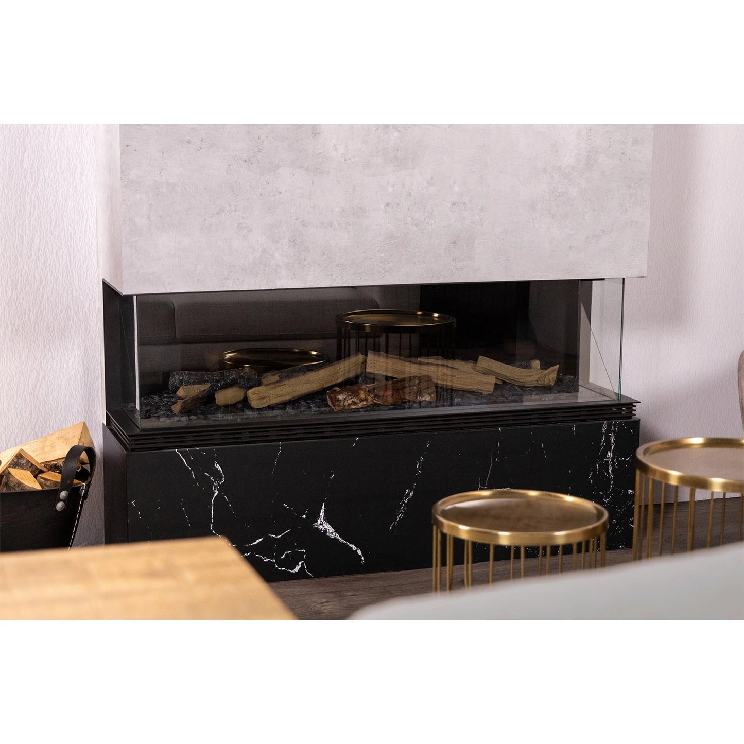 Dimplex - Vista 130 III 3-sided built-in electric fireplace