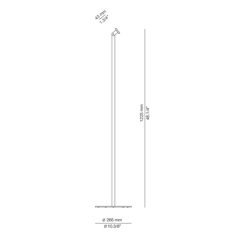 Estiluz - Floor lamp Belt 4149MG