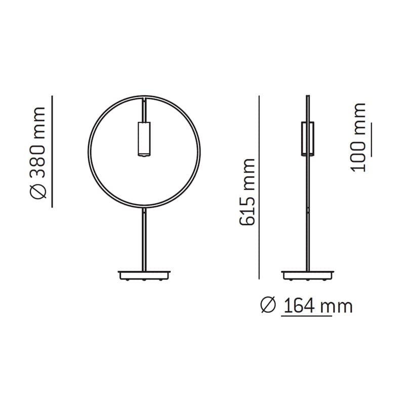 Estiluz - Table Lamp Circ M-3728