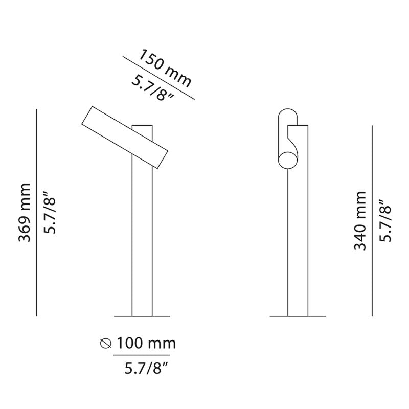 Estiluz - Outdoor Floor Lamp Frame P-4054X