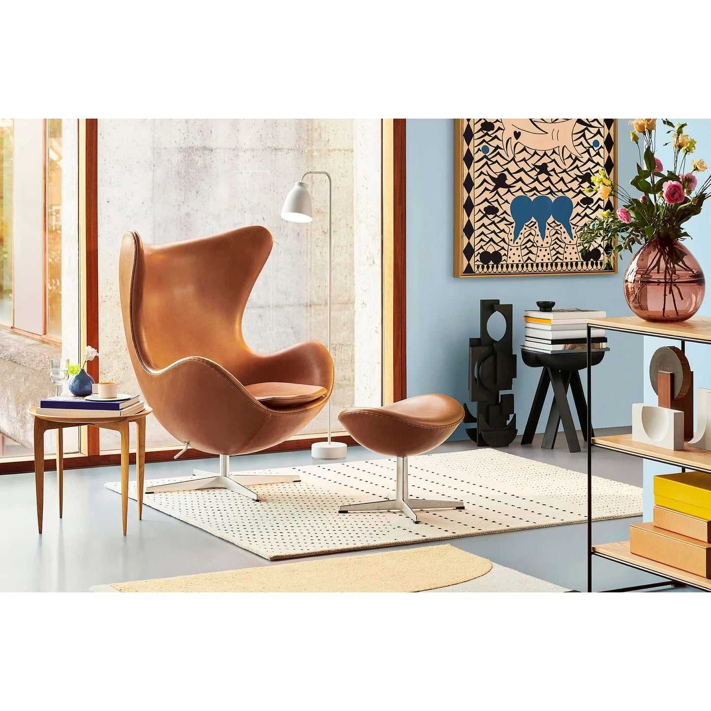 Fritz Hansen - Egg Chair Leather Armchair