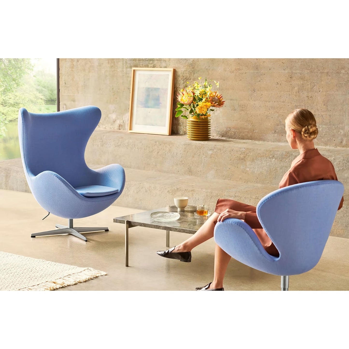 Fritz Hansen - Egg Chair Fabric Armchair