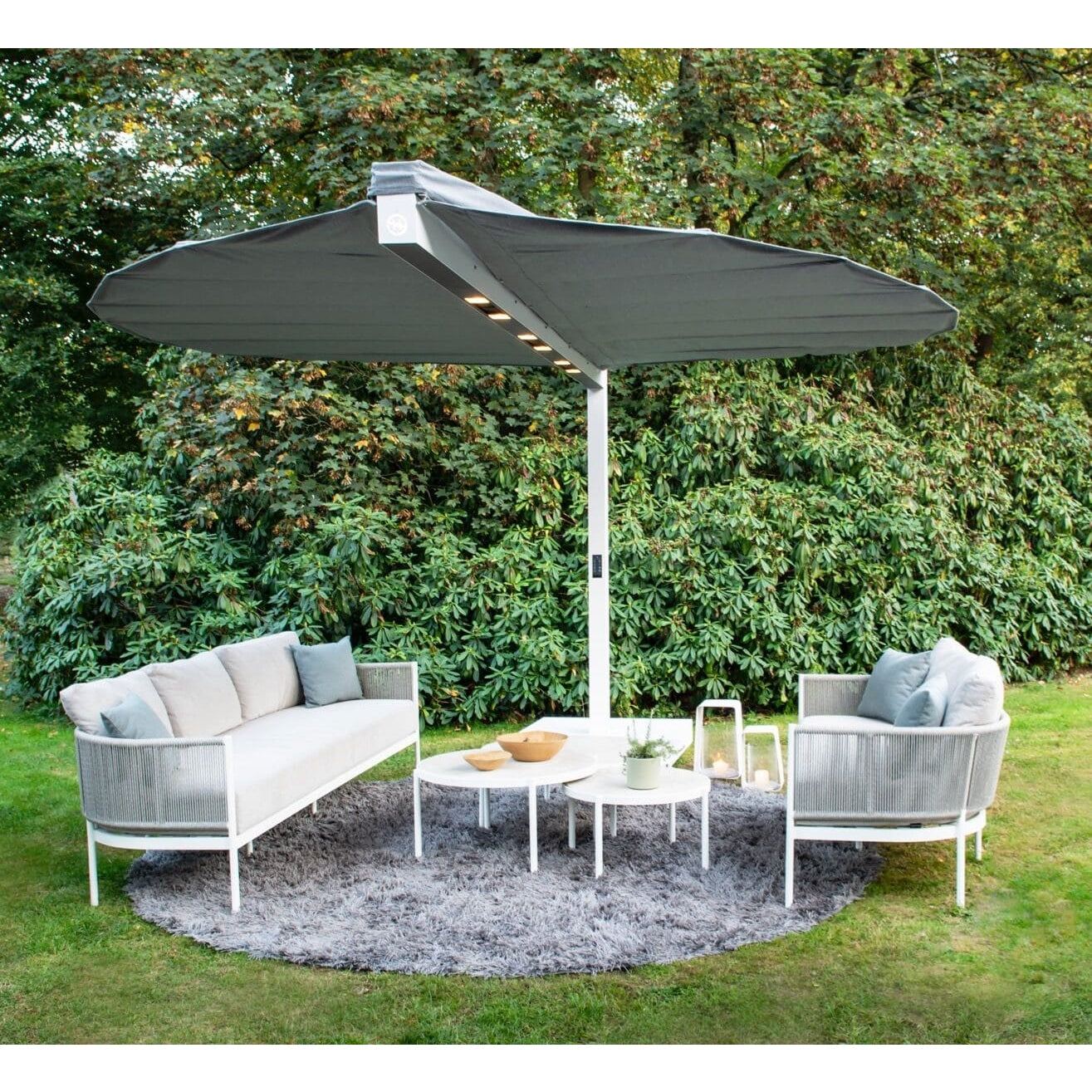 Heatsail - Parasol with optional cooling system / lighting & heating