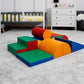 Soft Play 8 Foam Block Set - Multicolor Adventurer