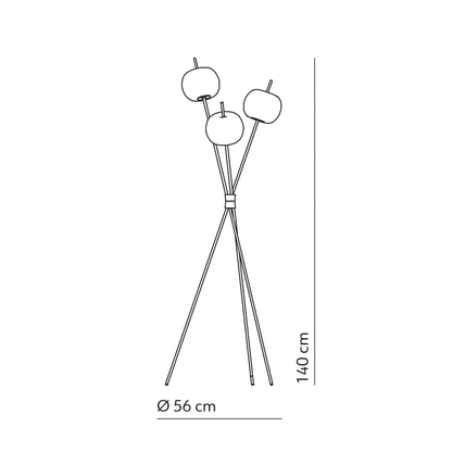 Kundalini - Kushi Floor LED-Stehleuchte