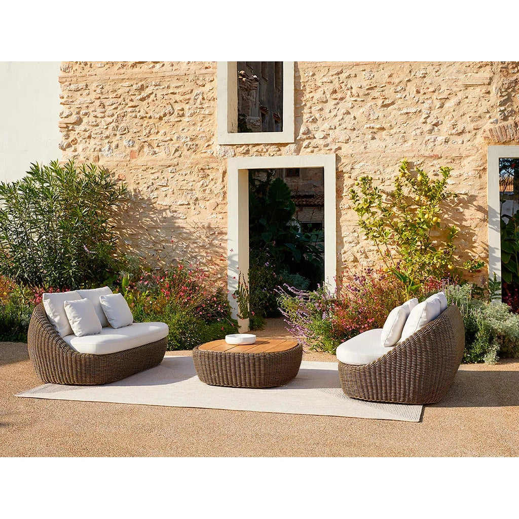 Point - Heritage Lounge Table Wicker / Teak Oval