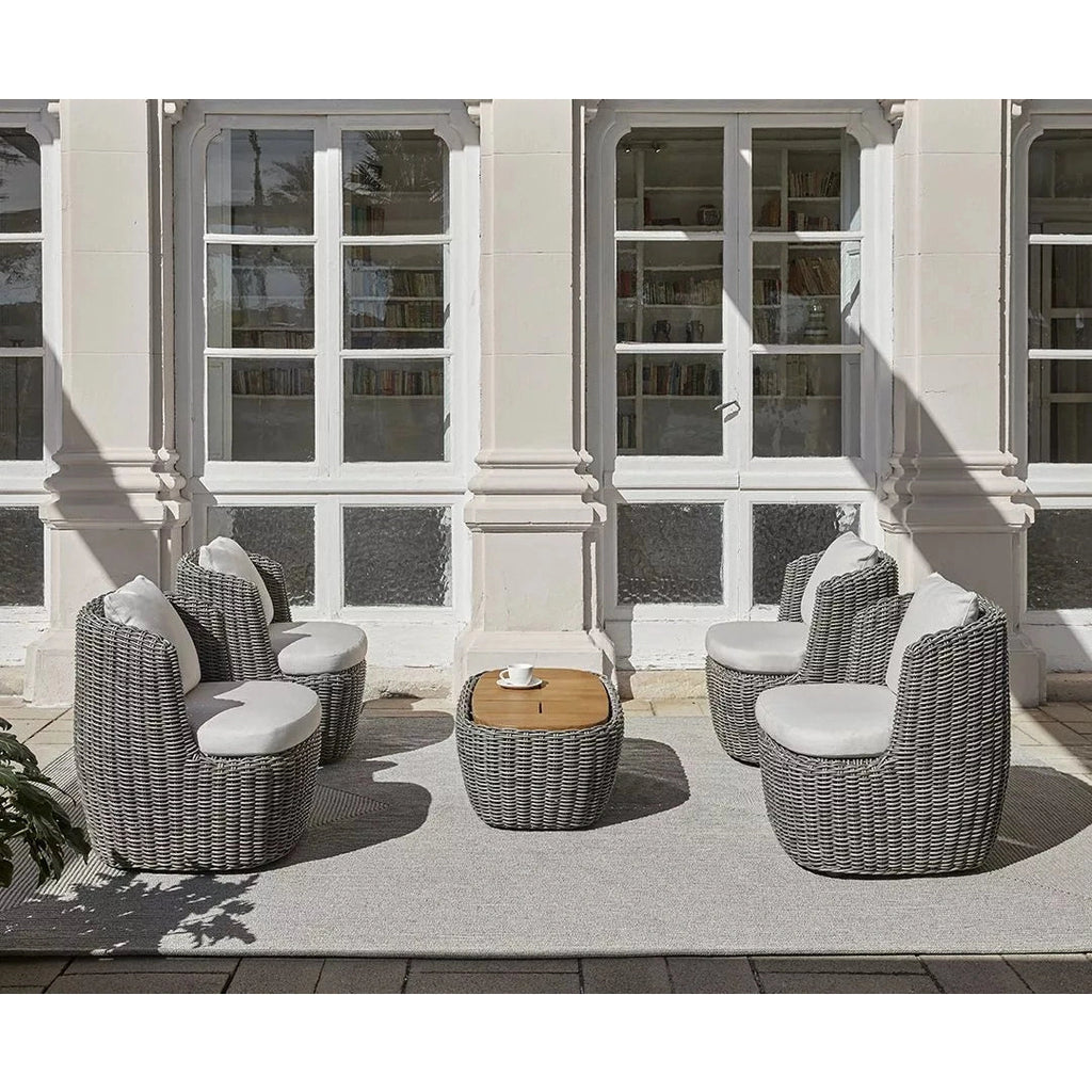 Point - Heritage Lounge Table Wicker / Teak Oval