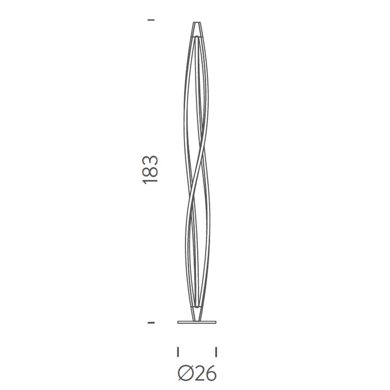 Estiluz - Floor lamp Belt 4149MG
