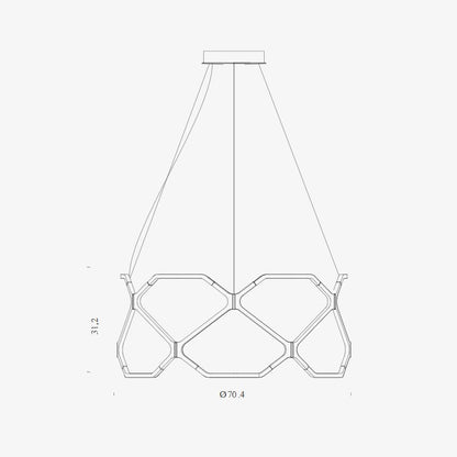 Estiluz - Pendant Light Loop T-4125S