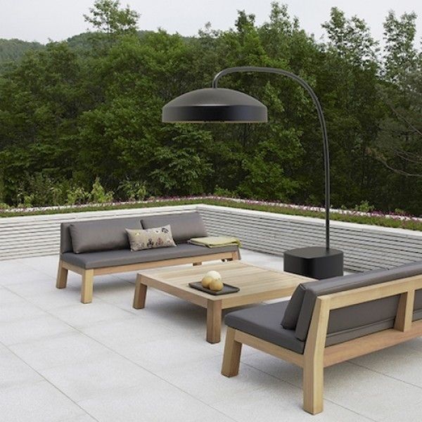 Heatsail - Dome Disc Patio Heater / Floor Lamp