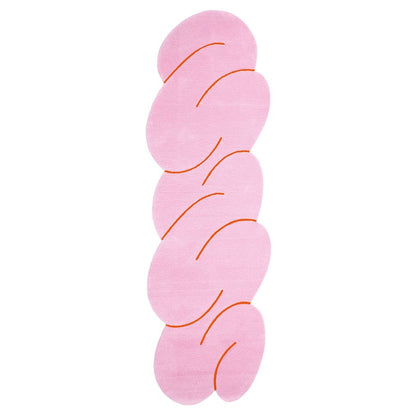Okay - Squiggle Rug Pink Melange
