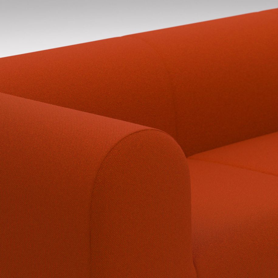 Tom Dixon - 3-Sitzer Sofa Plump Orange