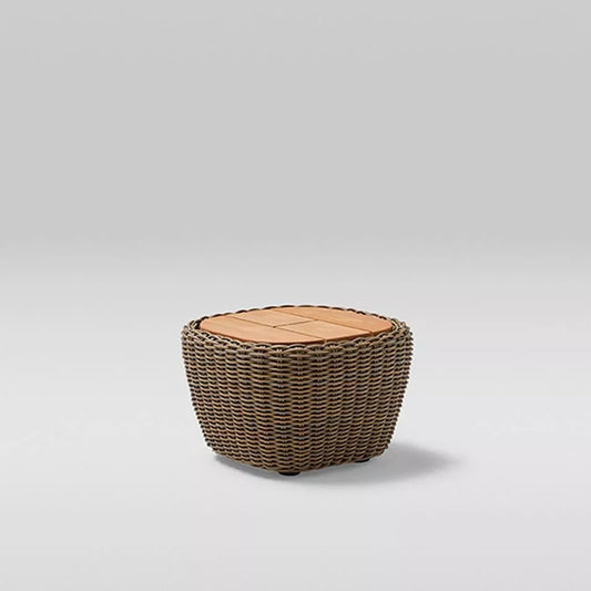 Point - Heritage Side Table Wicker / Teak