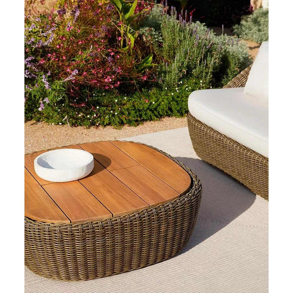 Point - Heritage Lounge Table Wicker / Teak Oval