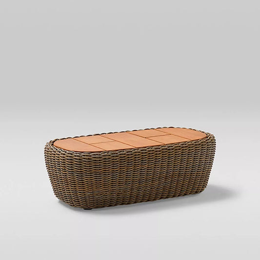 Point - Heritage Lounge Table Wicker / Teak Oval