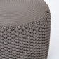 Unopiu - Pouf Welcome made of teak wood