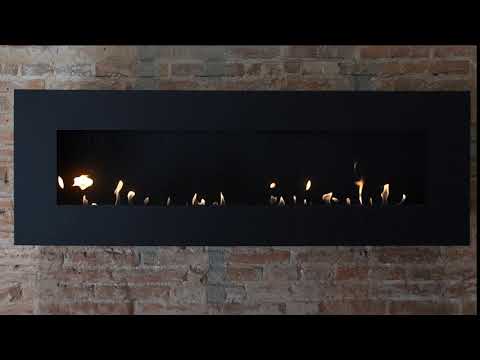 Icon Fires - Nero Wall Fireplace 1150
