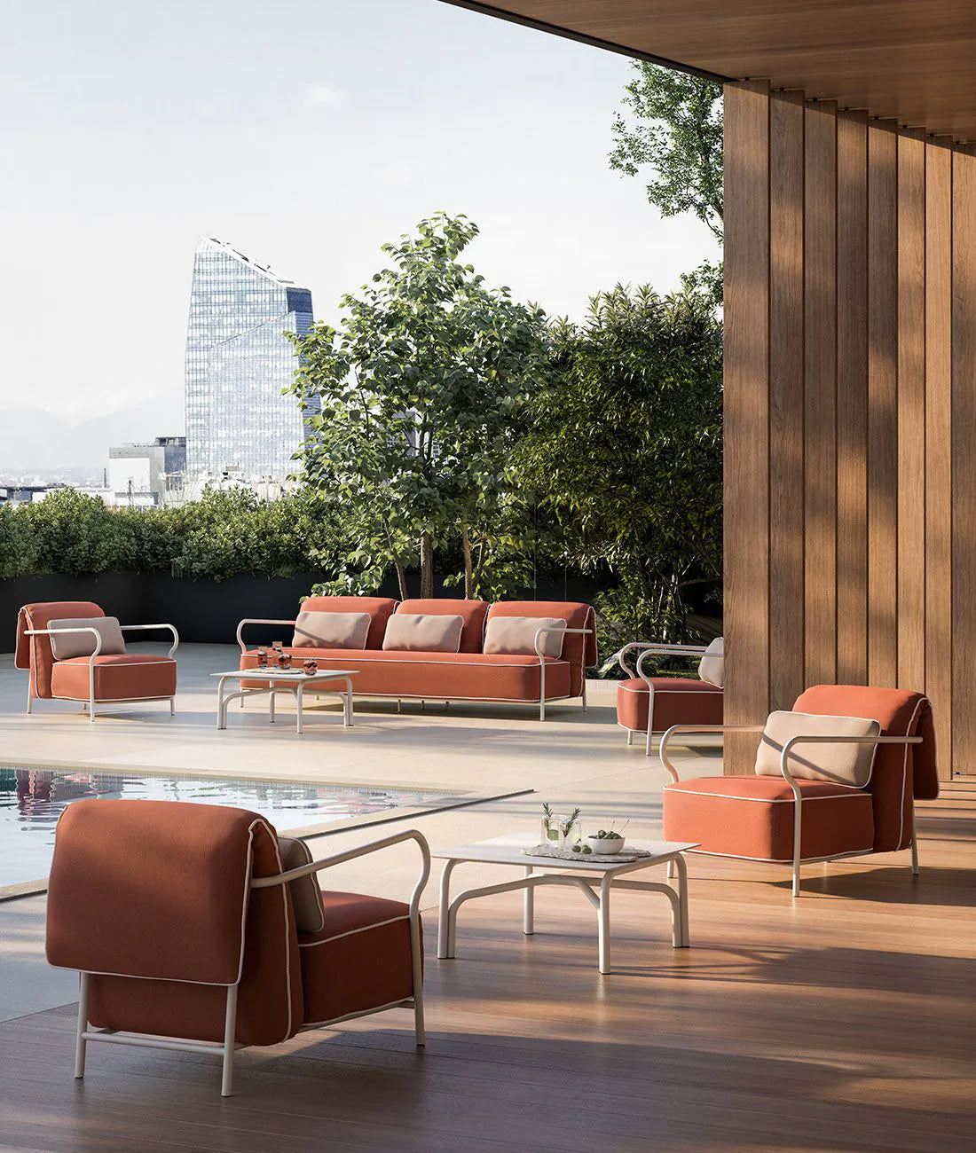 Unopiu - Salò upholstered Armchair