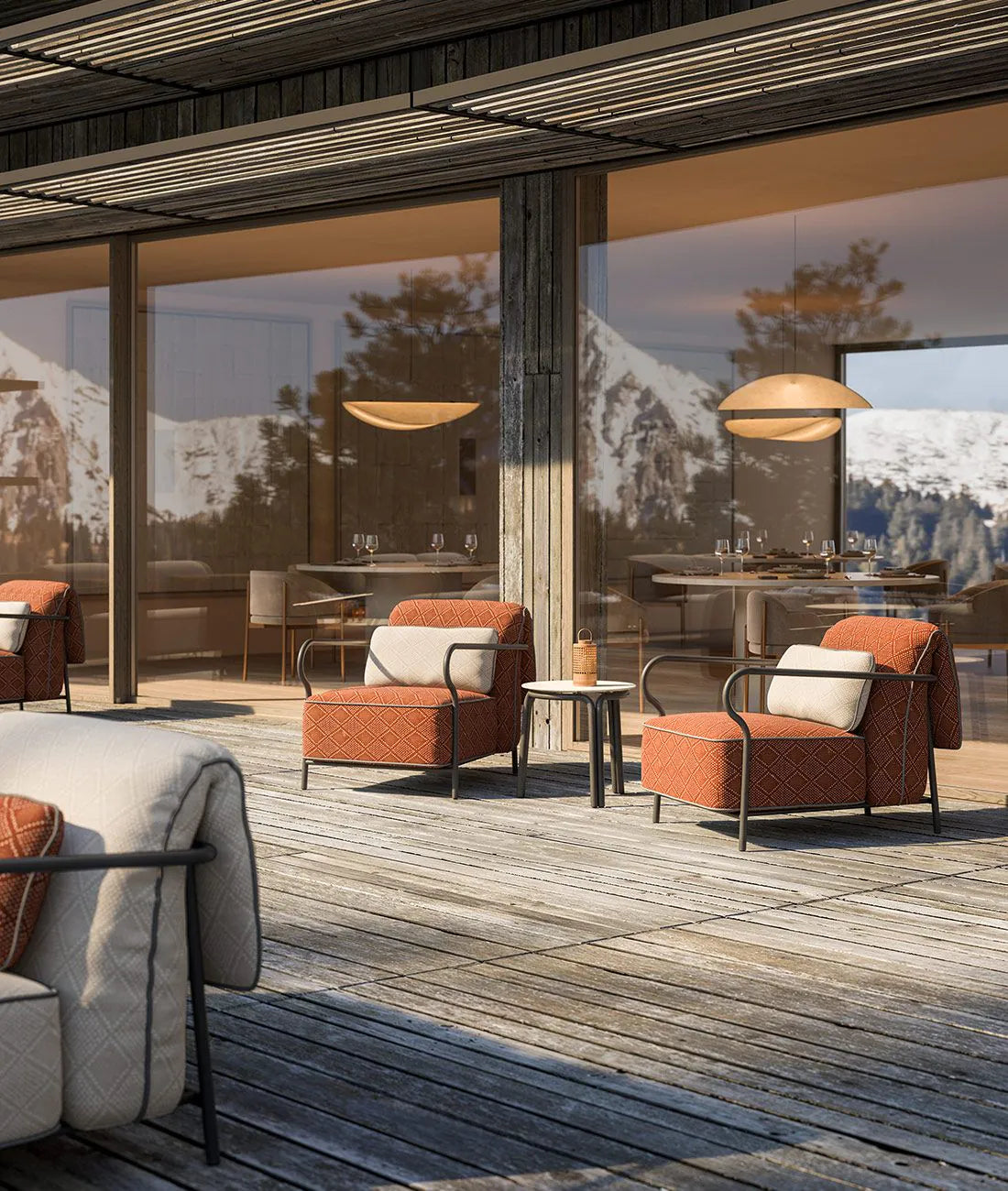 Unopiu - Salò upholstered Armchair