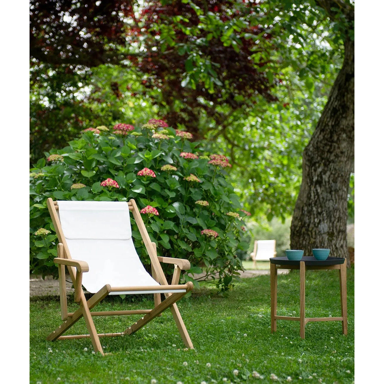 Unopiu - Deck Chair Chelsea / Clio made of Teak Wood