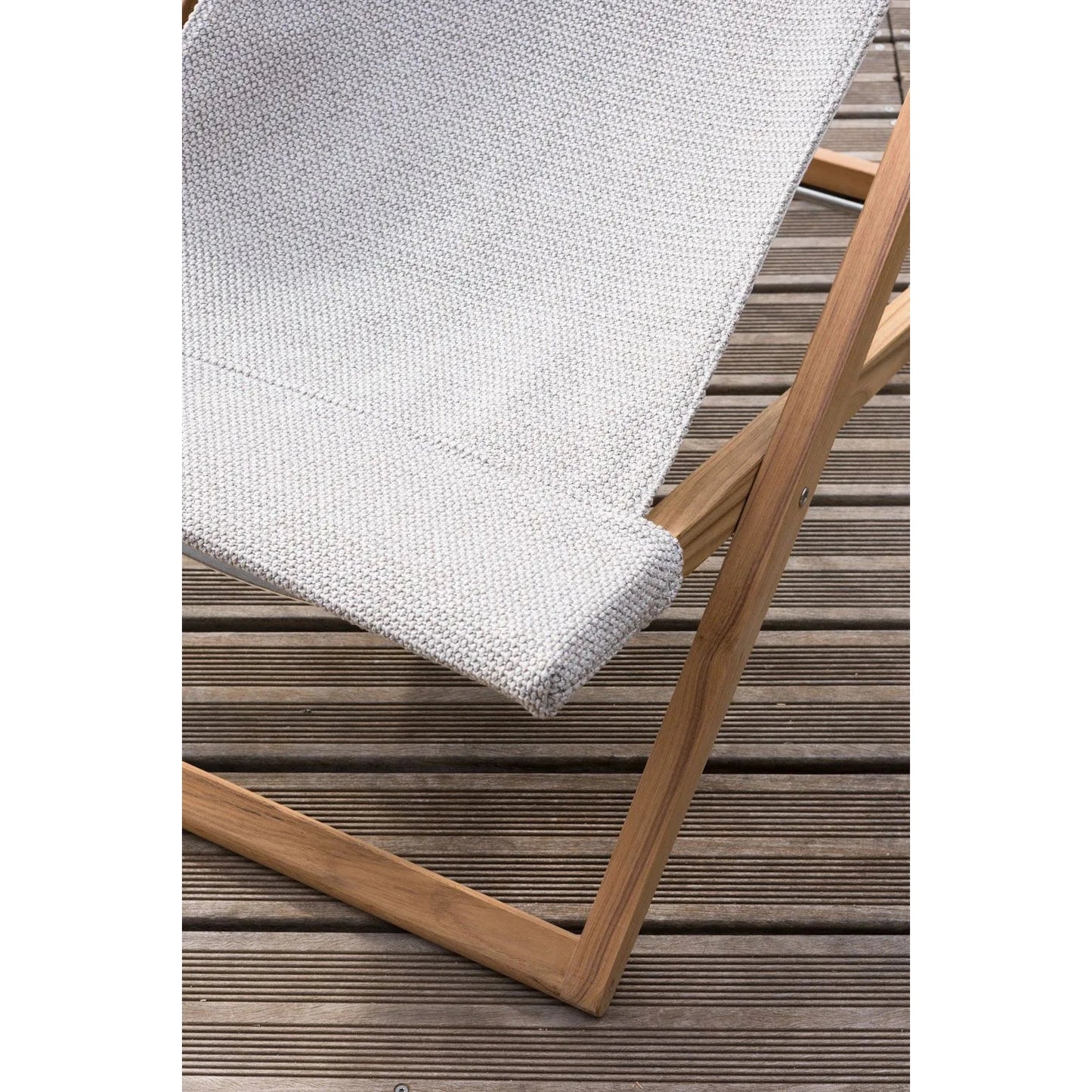 Unopiu - Cosette reclining chair made of teak wood