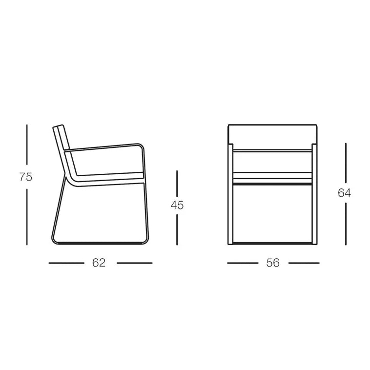 Bivaq - Armchair with Armrests