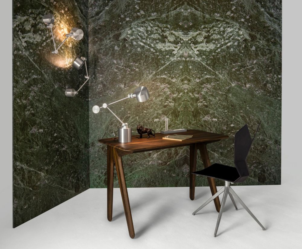 Tom Dixon - Schreibtisch Slab Small Gedämpfte Eiche