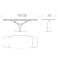 Tonin Casa - ARISTON T8088ALC extendable dining table