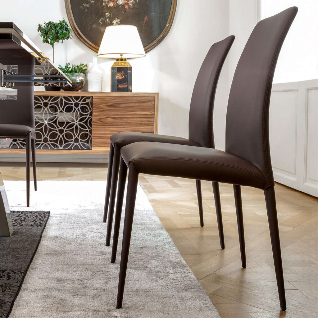 Tonin Casa - CHARM T7216S Chair Genuine Leather